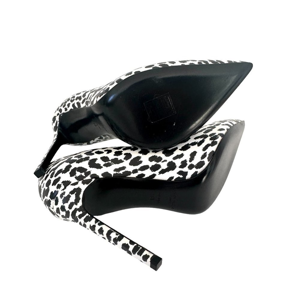 Saint Laurent Black & White Heels - Picture 6 of 6